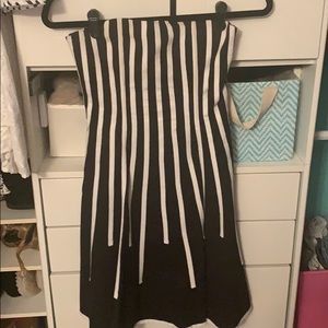 Black and white dress